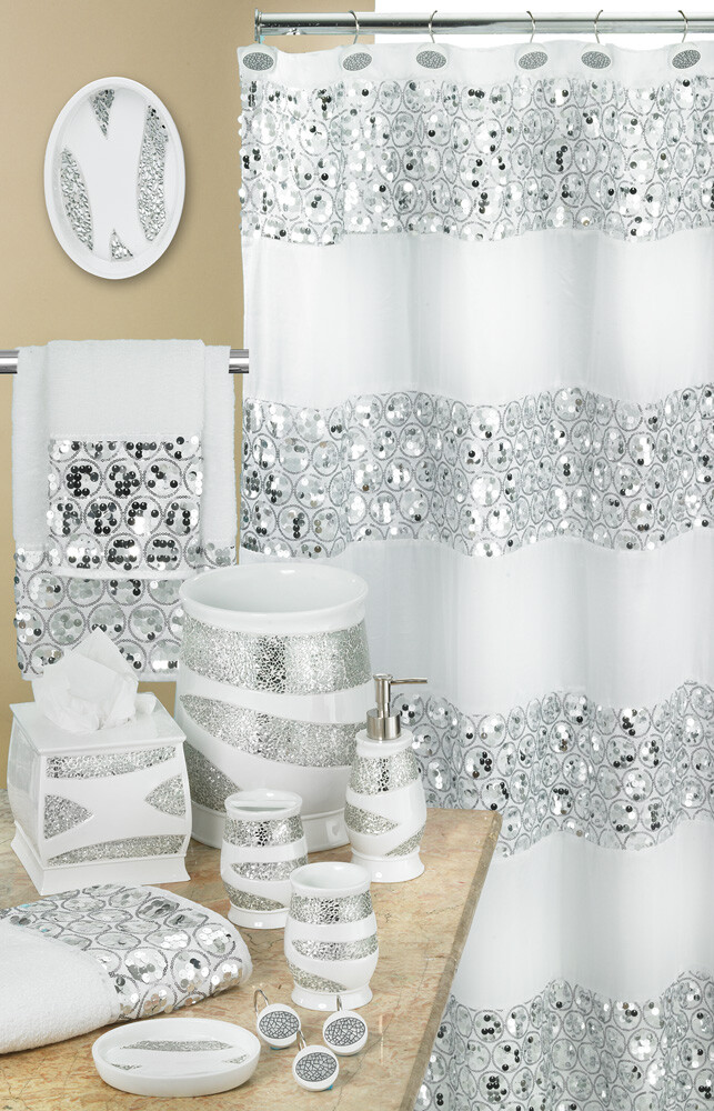 Popular Bath Sinatra White Bath Accessories