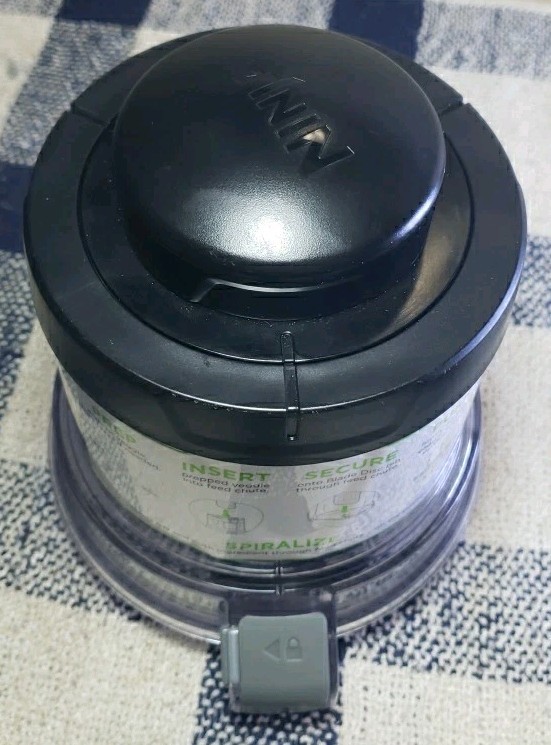 Ninja Intelli-Sense Replacement Spiralizer Feed Chute Assembly Unused Condition