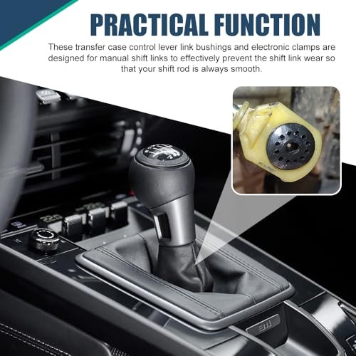 2PCS Car Transmission Shift Linkage Grommet Bushing, Shift Cable Bushing, Car