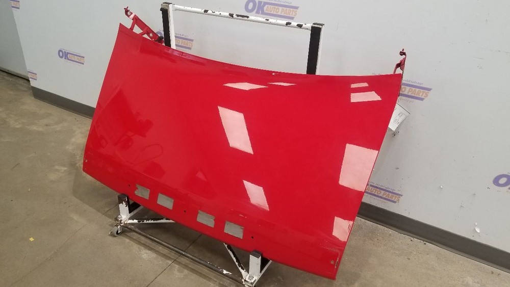 09 DODGE CHALLENGER SRT8 REAR TRUNK DECKLID ASSEMBLY RED