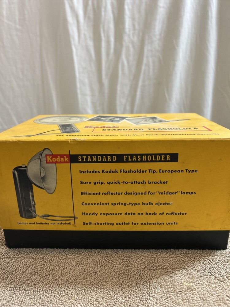KODAK STANDARD FLASHOLDER With Box And Directions. Not Tested