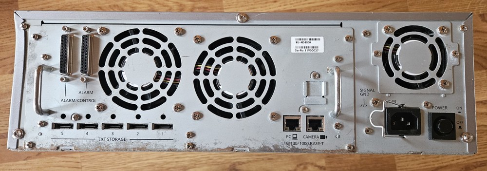 Panasonic NVR WJ-ND400K Network Disk Recorder