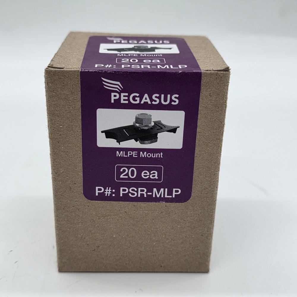 Pegasus MLPE Mount PSR-MLP Solar Racking Mount 20 Pack Microinverter Mounting...
