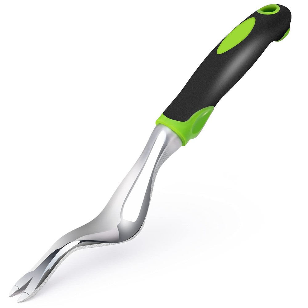 Heavy Duty Garden Weeder Tool Root Remover Weed Puller with Non-Slip Handle