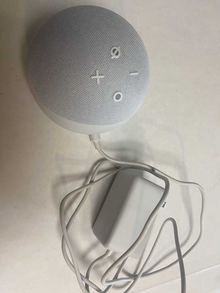 Amazon Echo Dot Smart Speaker Alexa WiFi Voice Control White Sphere