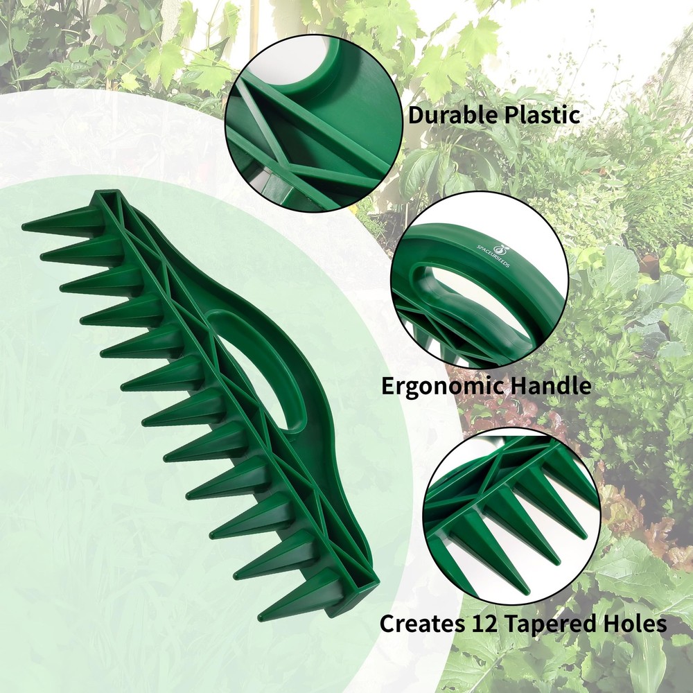 The Row Seeder – Handheld Garden Tool for Precise & Seedling Spacing in Rows ...