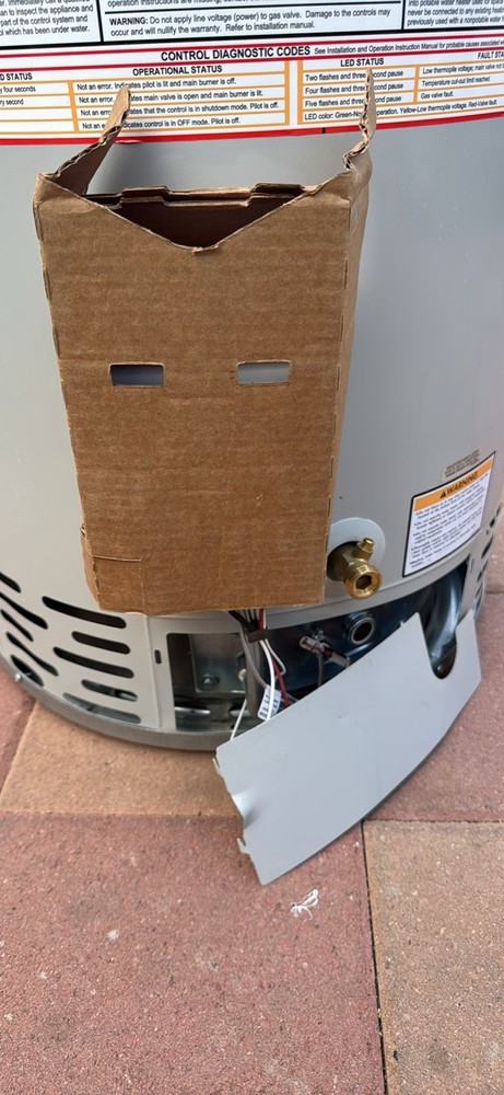 New 50 Gallon Bradford White Water Heater Gas Rg359T6N-394