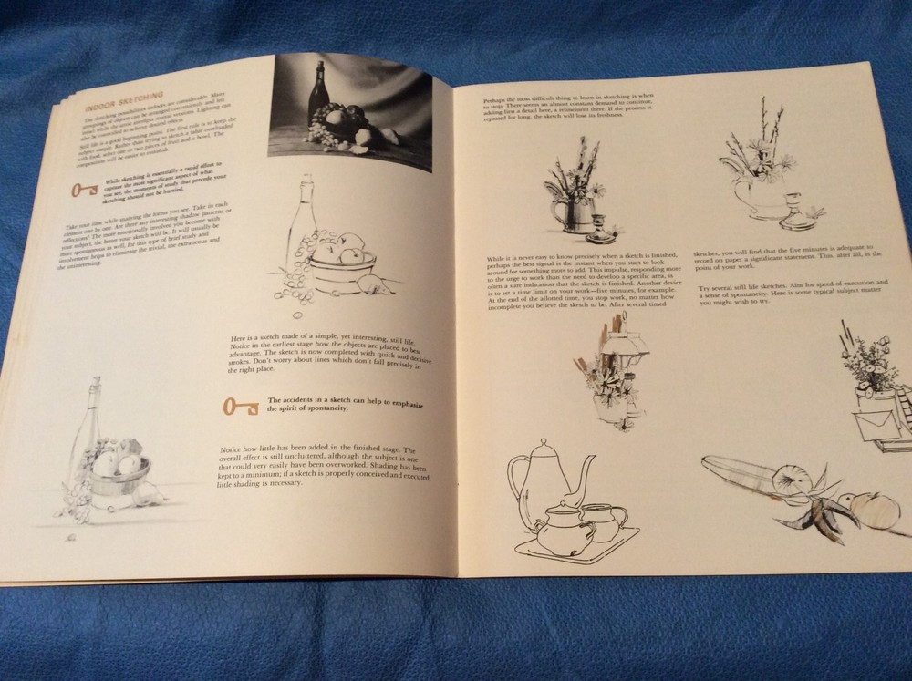 Art Instruction Skylight Studio Keys to Sketching Book