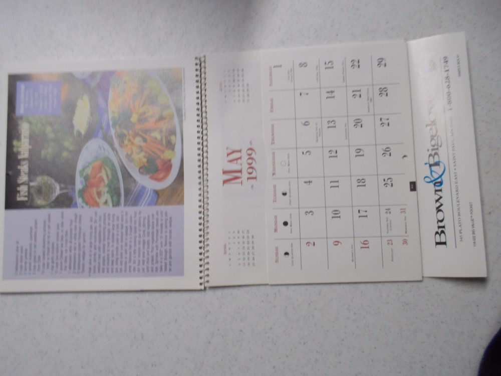 4 Vintage 1999 Calendars