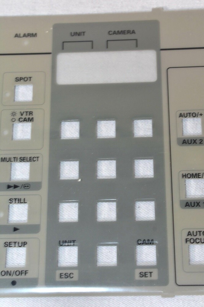 PANASONIC WV-CU360C System Controller Face Plate + FAST SHIPPING!!!