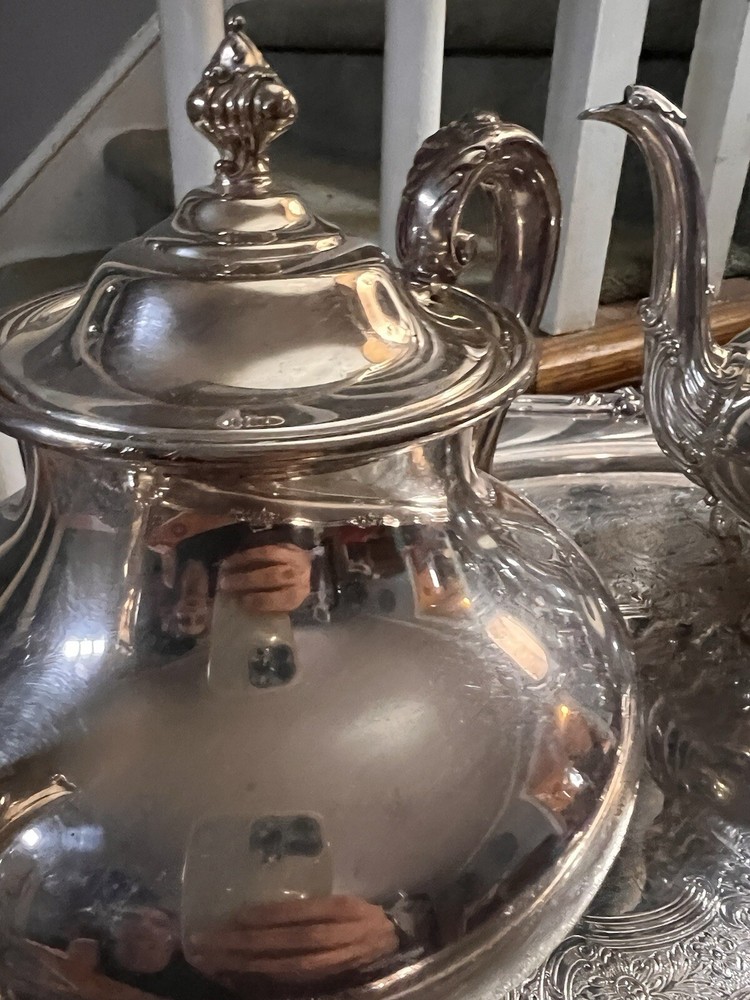 Reed Barton Regency Silver Plate Tea Service Set