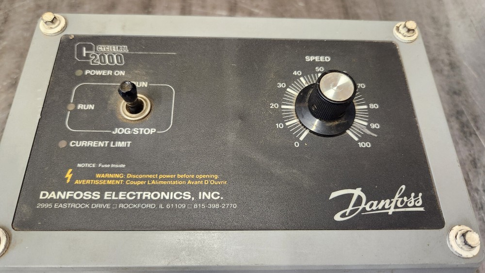 Danfoss C11500 Cycletrol 2000 Variable Motor Speed Controller. LOT#1