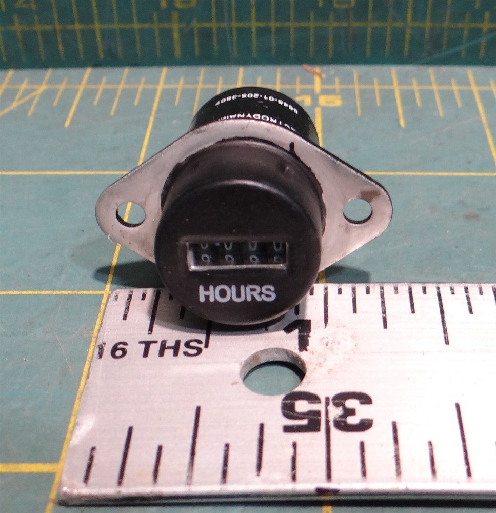 Electrodynamics 4 Digit Time Totalizing Counter Hour Meter P/N: M7793/2-015