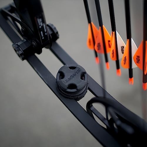 Broadband Dampener for Split Limb Compound Bows Black