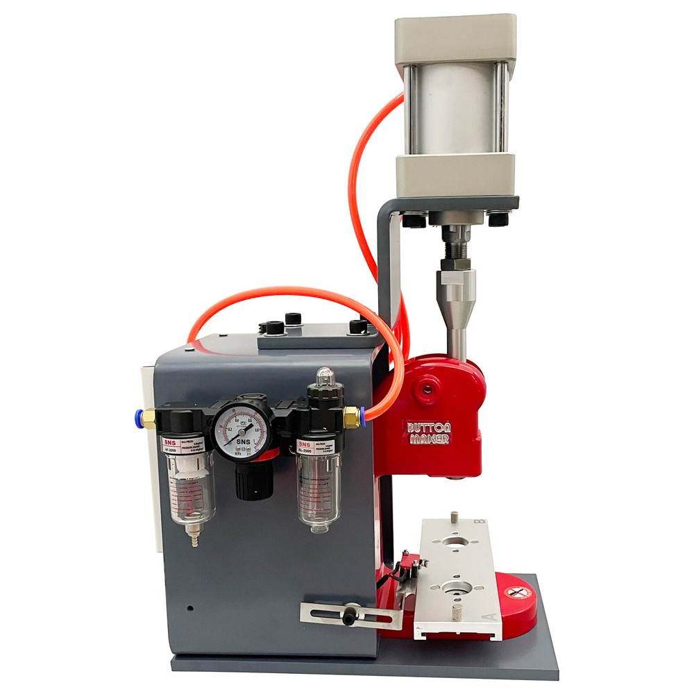110V Pneumatic Badge Machine Circular Rectangular Heart-shaped Badge Making