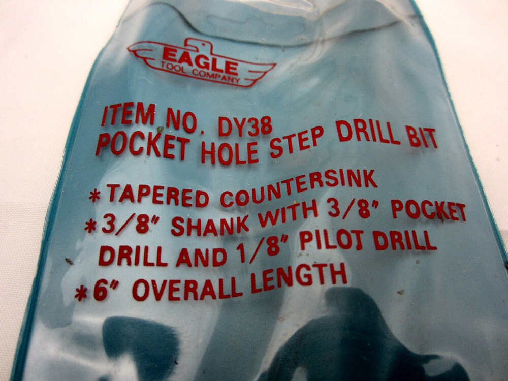 Eagle Adjustable Double Pocket Hole Guide with Step Bit DY38 DY48