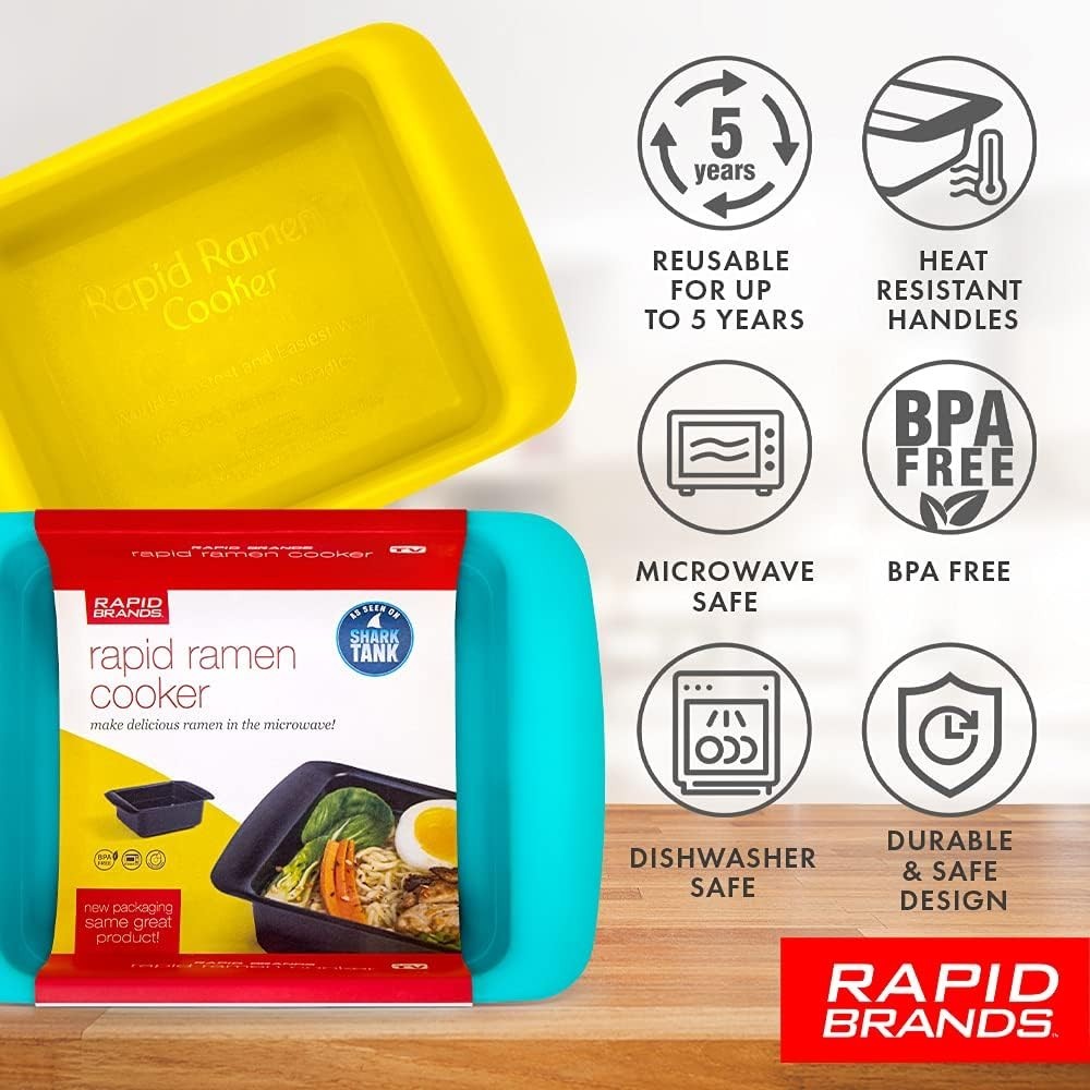 Rapid Ramen Cooker: Quick Microwaveable BPA-Free Solution for Perfect Ramen