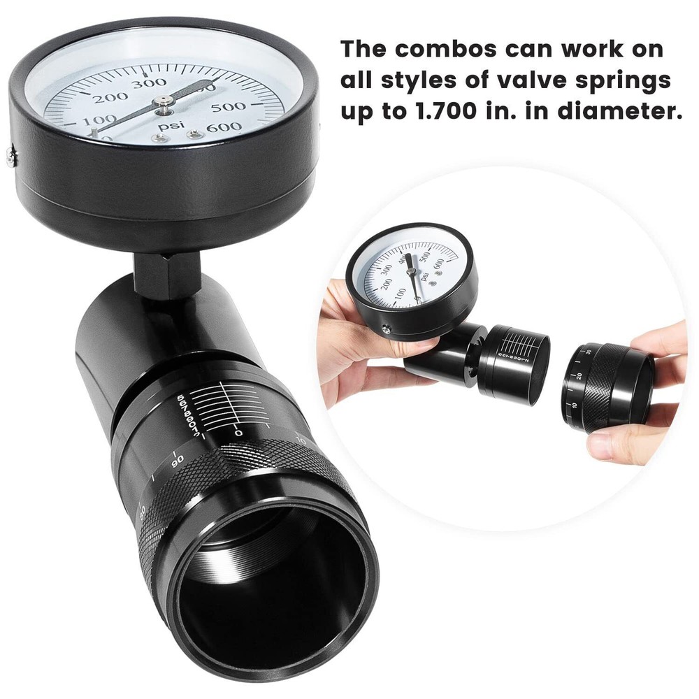 for Vise Mini Valve Spring Tester Measuring Combo with Height Micrometer Dial