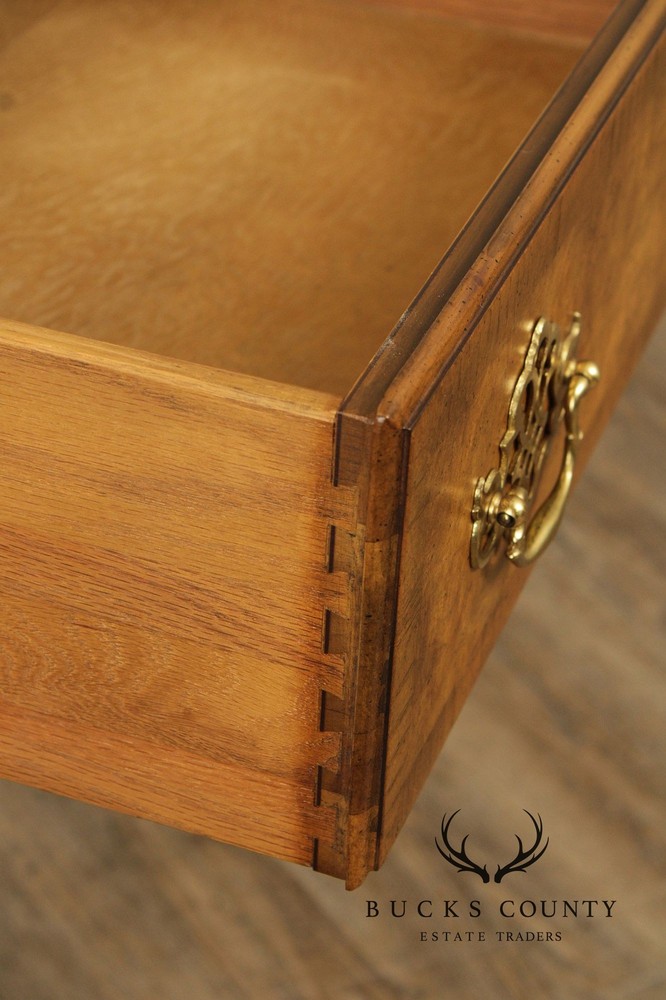 Baker Queen Traditional Oak And Walnut Sideboard Buffet