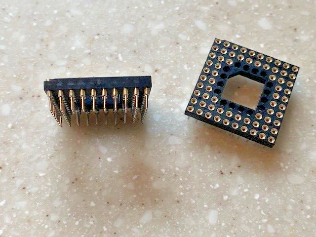 68 Pin Machine Pin Grid Array PGA IC Socket for Motorola MC68882 series PGA 2pc