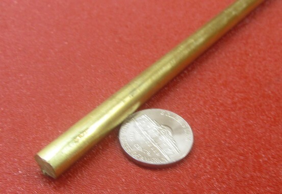 360 Brass Rod 5/16" (.312") Diameter x 48.0" Length