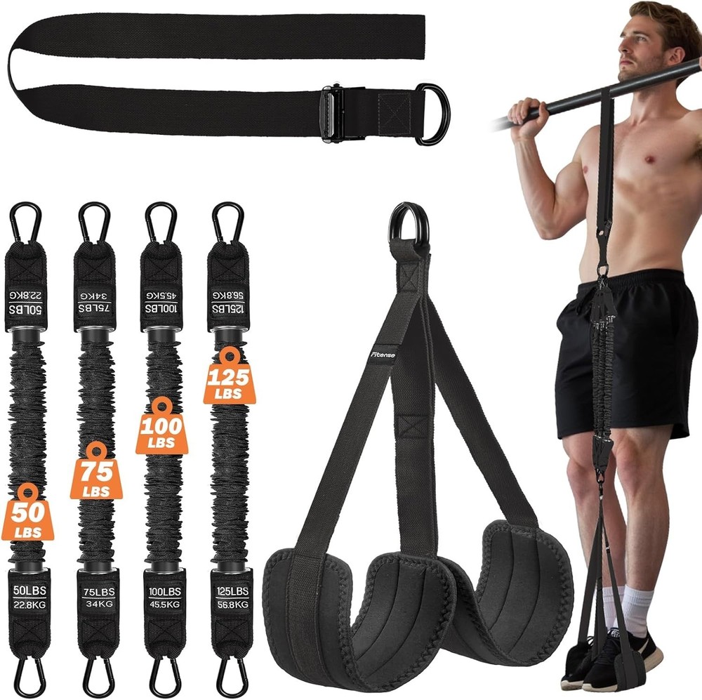 Pull Up Assistance Bands 50-350lbs, Heavy Duty Pull Up Workout Band with Feet...