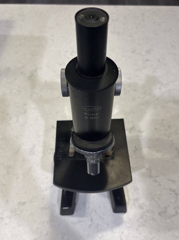 Wolfe Wetzlar Nr.35943 Microscope Vintage