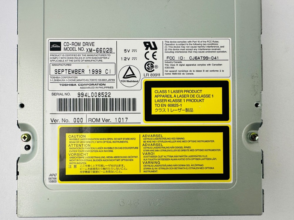 Toshiba XM-6602B CD-ROM Drive