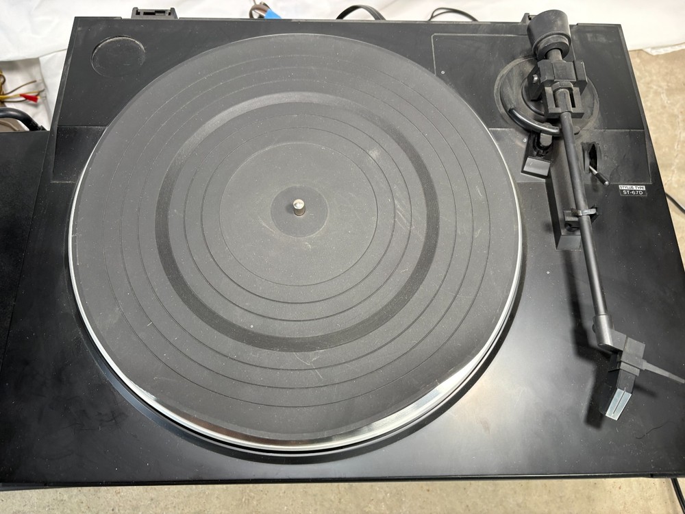Fisher Studio Standard Stereo Component System Lot Turntable Speakers Untested