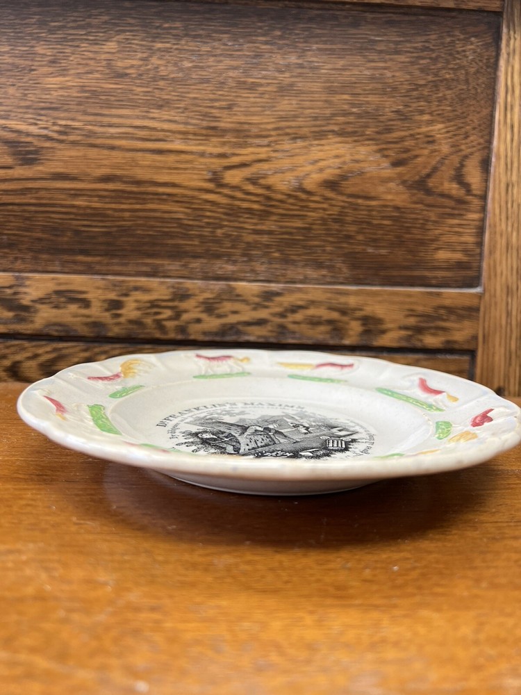 Antique Dr Franklin’s Maxim’s plate 1870