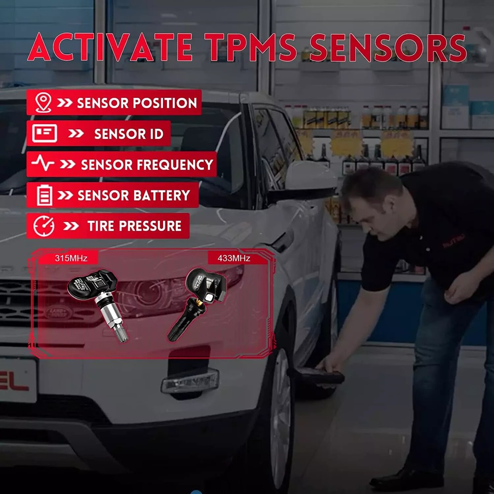 Autel MaxiTPMS TS508WF TPMS Relearn Tool TPMS Sensors Activate/Reset/Programming