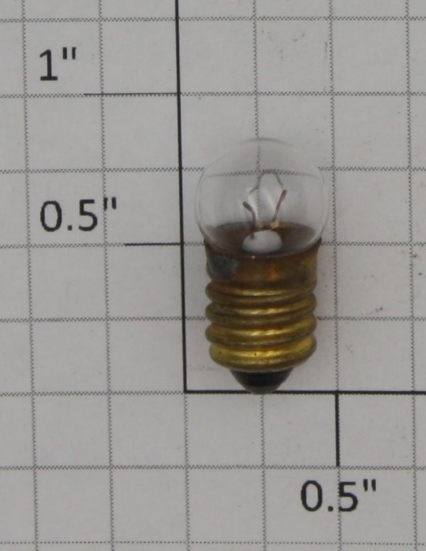 Lionel 1449 14-Volt Screw Base Clear Small Globe Light Bulb (2)
