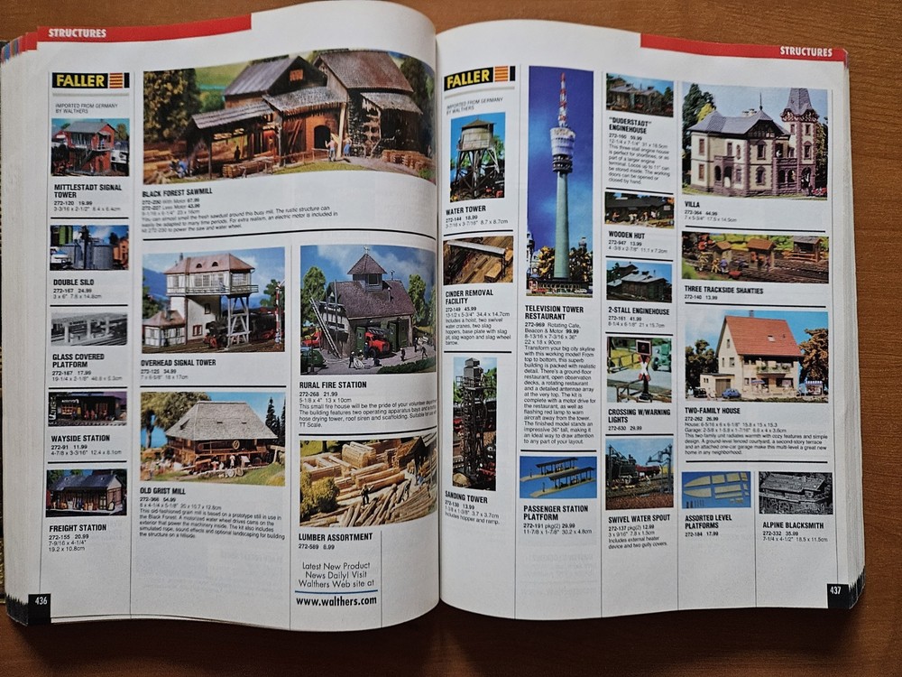 2000 Walthers HO Model Railroad Catalog Reference Manual