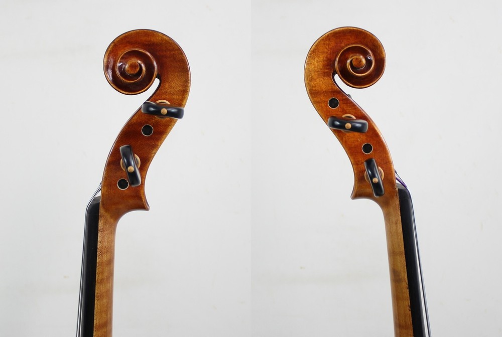 Master Performance!A Strad Viola Copy,16",Aubert bridge! #8260