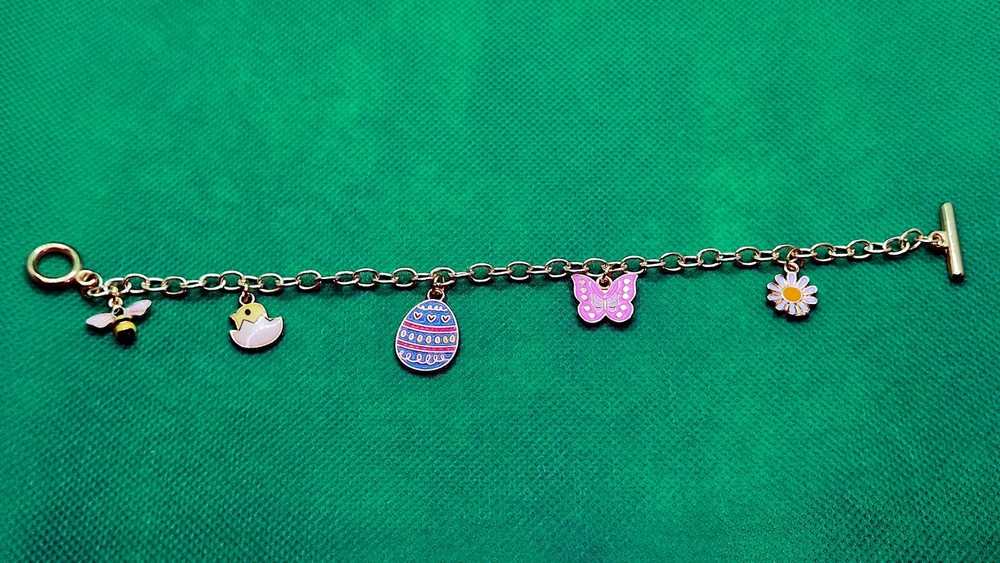 Charm Bracelet Easter theme