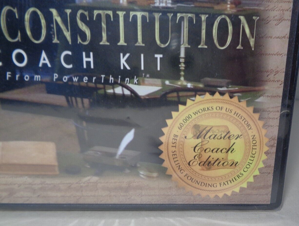 US CONSTITUTION COACH KIT From PowerThink / New DVD / Computer Software