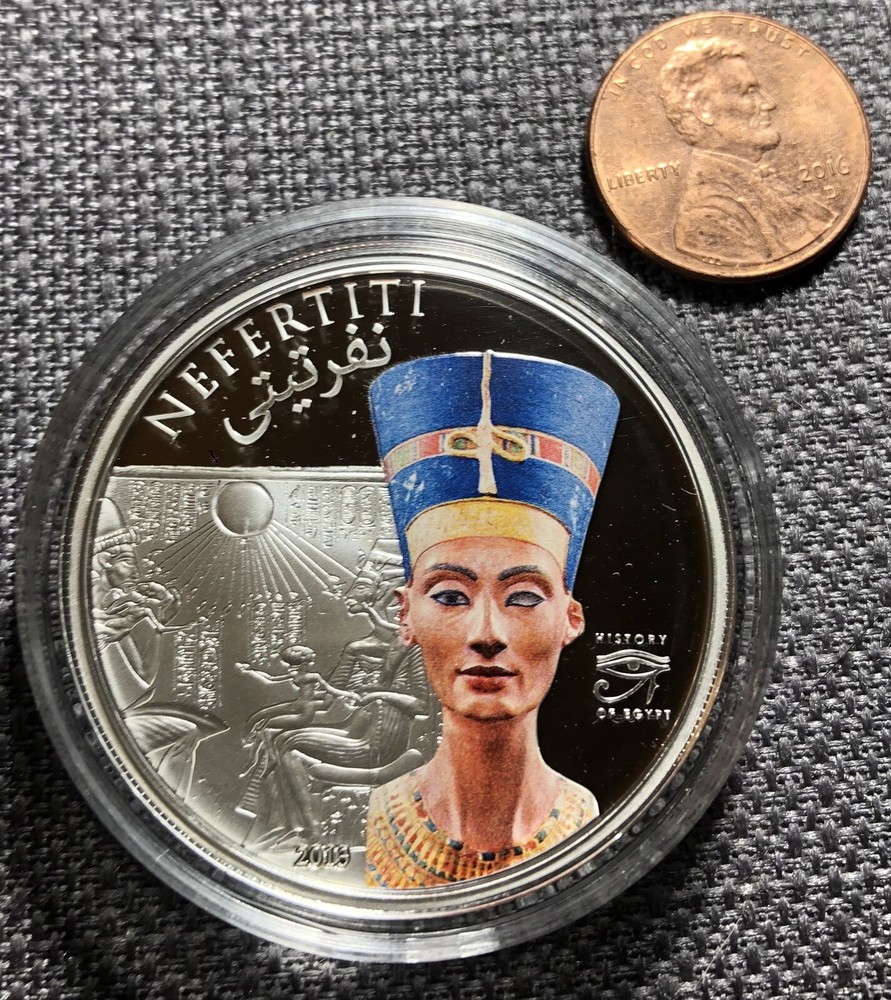 2013 Cook Islands Nefertiti Proof $1, Not Silver