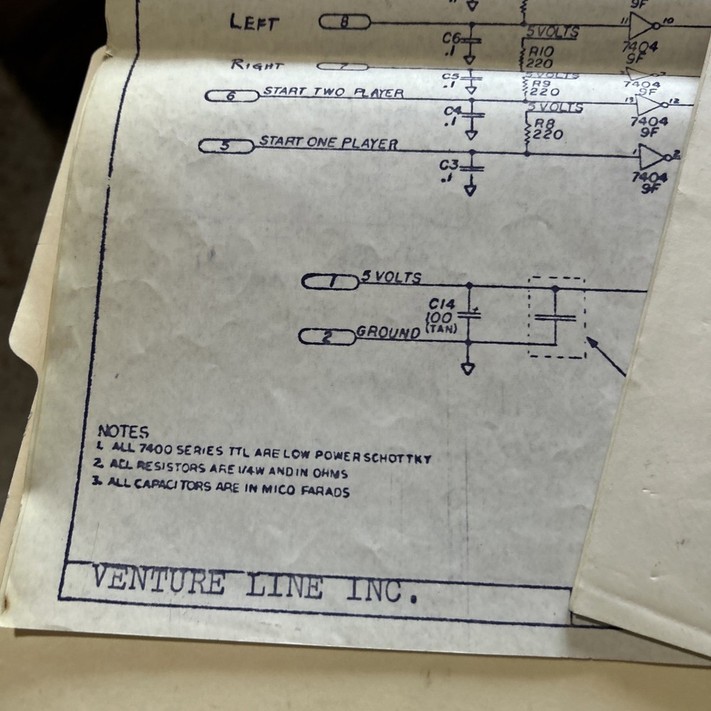 Original Crash EXIDY arcade Video game owners Manual