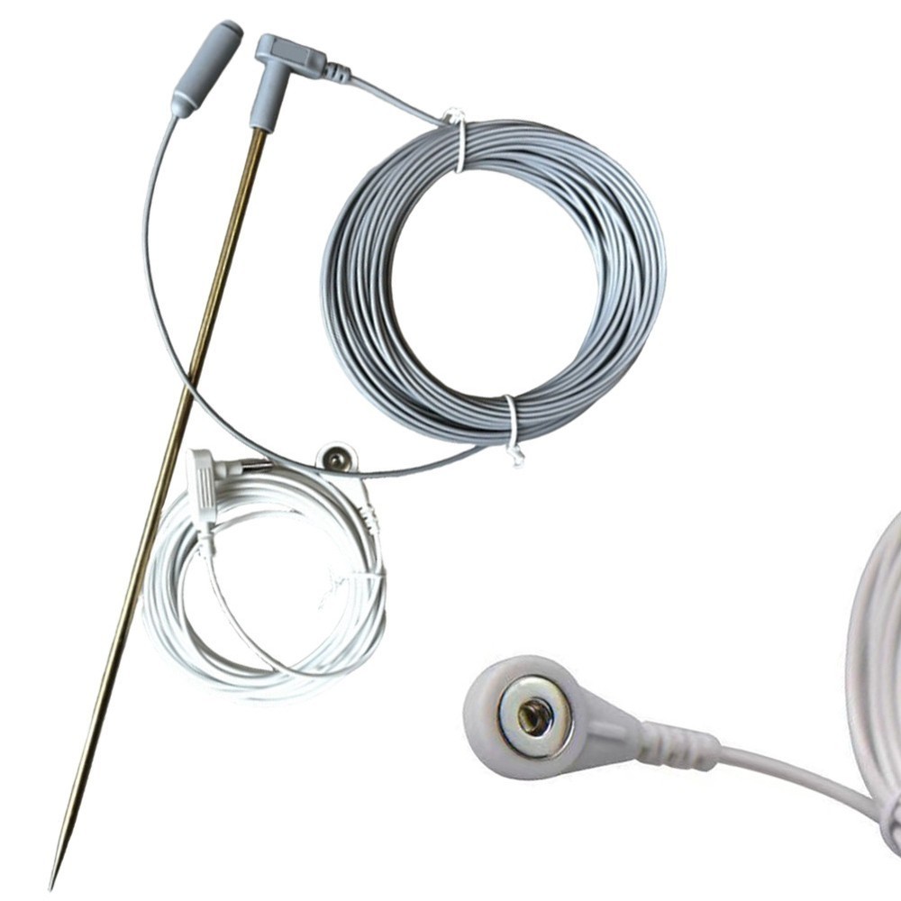 30cm Grounding Rod Kit with Two Wires for Secure Electrical Connection