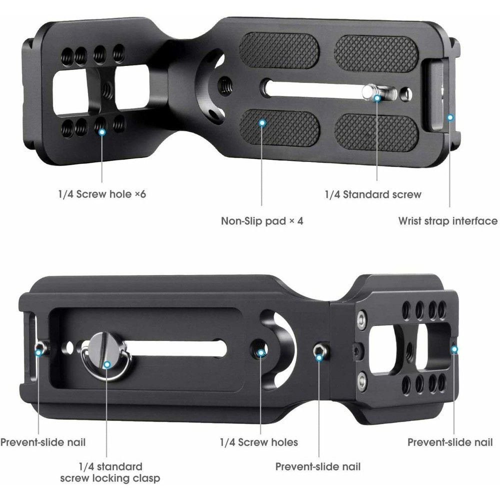 Camera L Bracket Vertical Horizontal Switching Tripod Head Quick Release Plate a