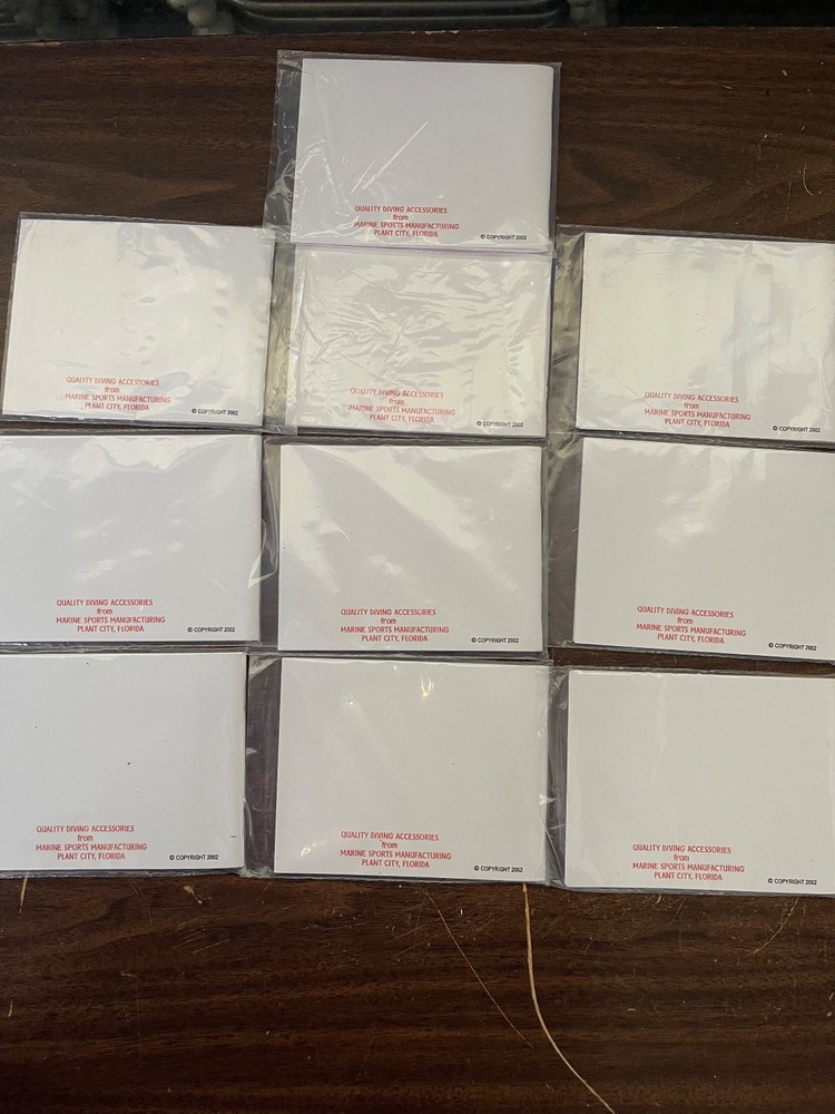 10 Deluxe Paper Divers Log Book