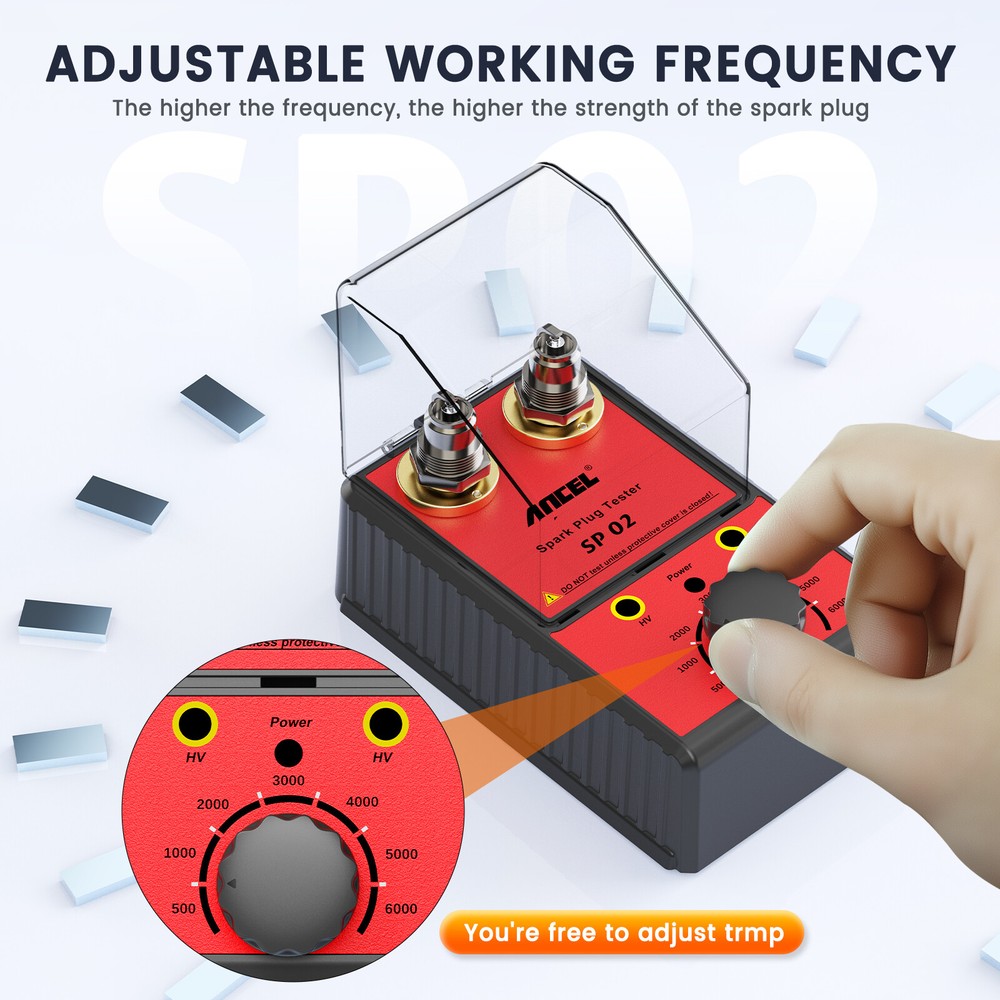 12V Spark Plug Tester Car Ignition Analyzer Dual Hole Diagnostic Tool Gasoline