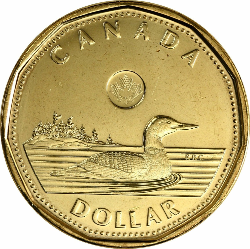 2012 Canada Security Loonie One Dollar Coin. (UNC.) Mint Condition $1