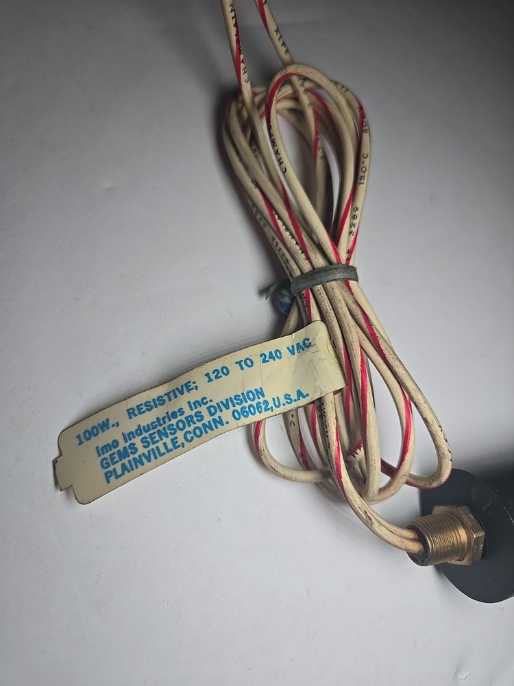 IMO Gems Sensor 100 Watt Resistive 120-240VAC Float Switch Level Sensor USA New