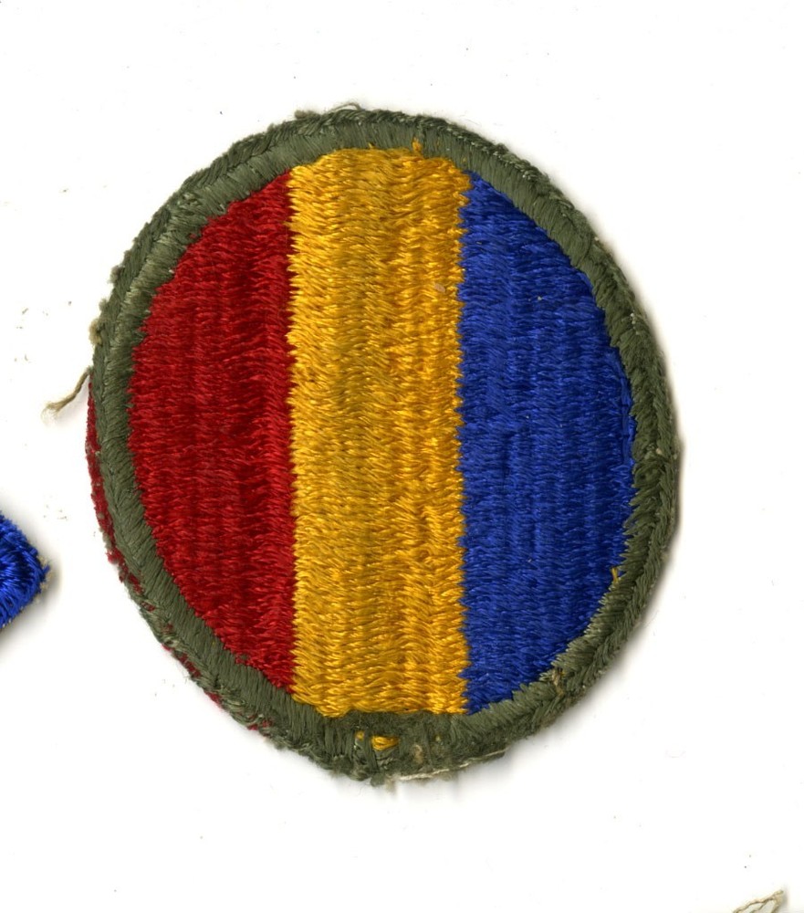 Replacement and Schools Command White Back Patch WWII Original