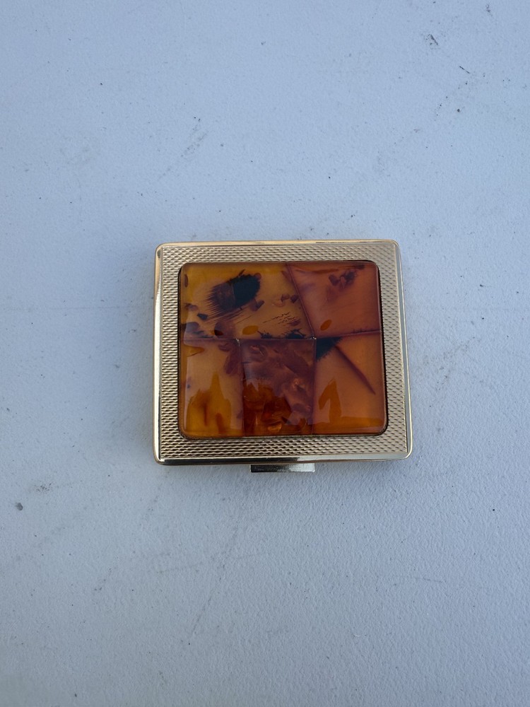 Mosaic Amber Mirror compact r30
