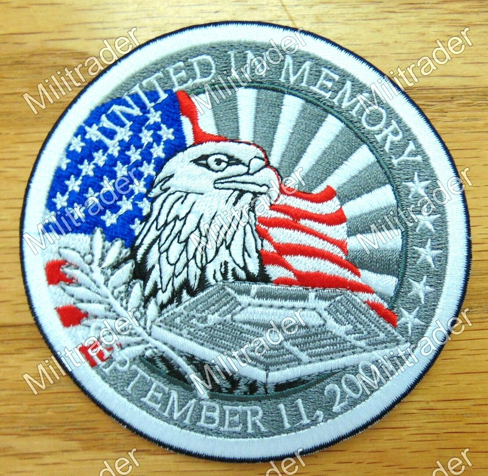 Commemorative Memoriam Remember September 11, 2001 Patch