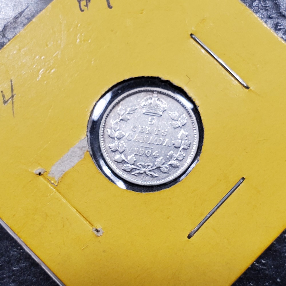 CANADA  1904    5 CENTS      JBC