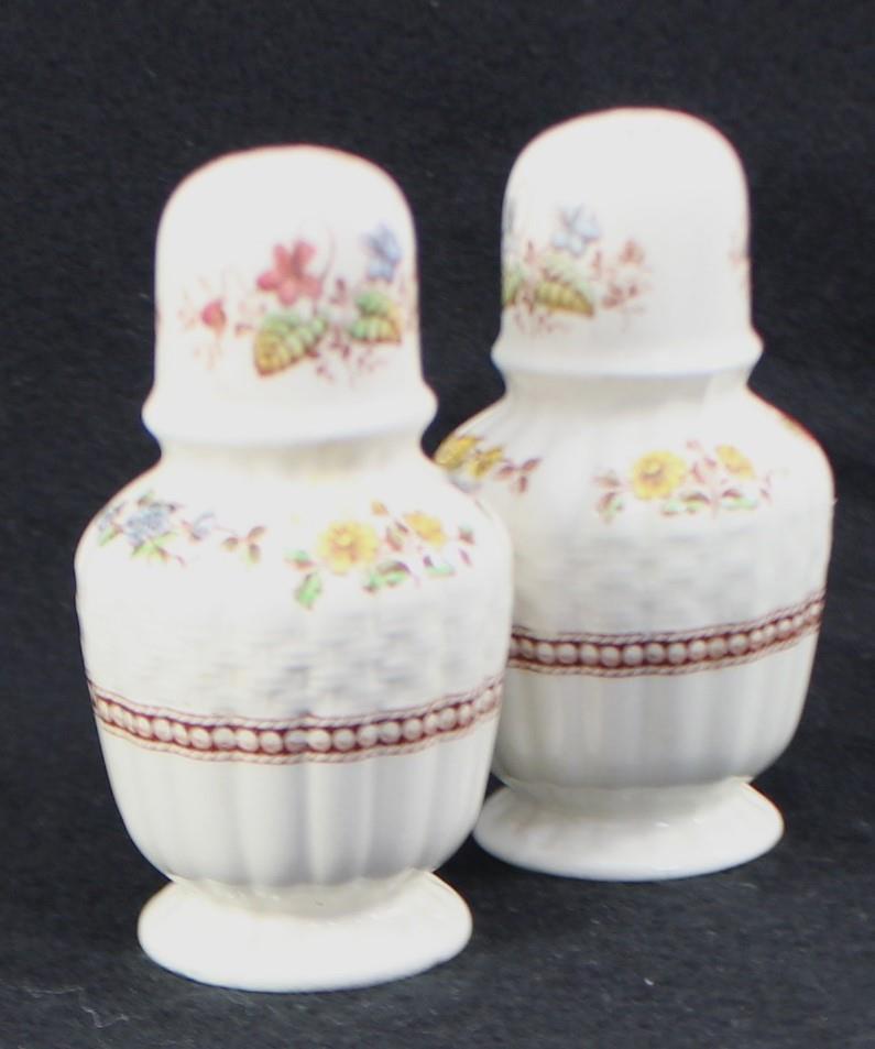Spode Rosalie Salt and Pepper Shaker Set