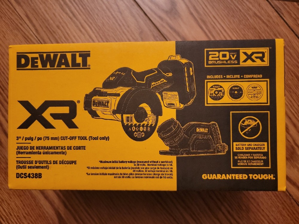DeWALT DCS438B 20V MAX XR 3" Brushless Cordless Compact Cut Off Tool - Bare Tool